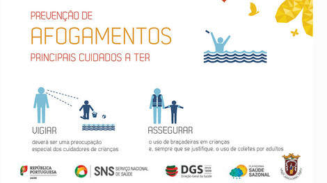 Campanha de prevenção do afogamento