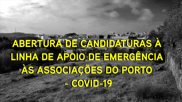 Candidaturas - Linha de apoio de emergência às associações Candidaturas - Linha de apoio de emergência às associações