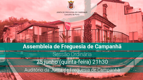 Assembleia de Freguesia de Campanhã - 25 junho - 21h30