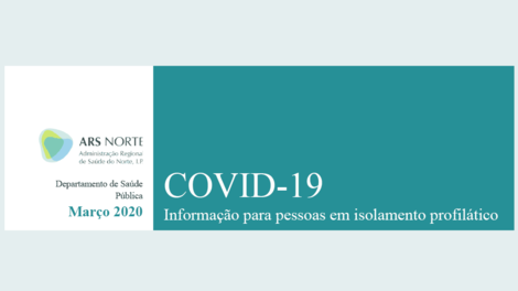 COVID-19 - Informação para pessoas em isolamento profilático