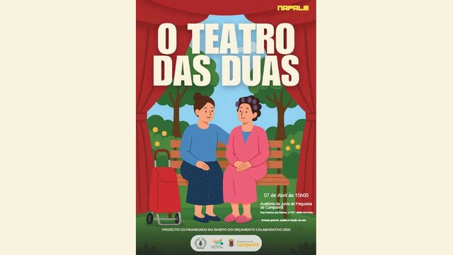 Teatro para a população sénior no auditório da Junta de Freguesia de Campanhã