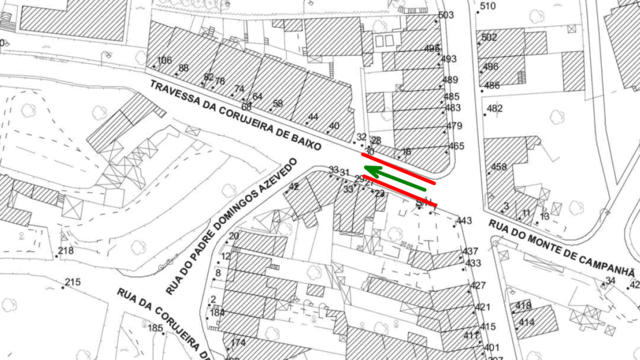 Condicionamento de Trânsito - CORUJEIRA DE BAIXO (Tvª.)