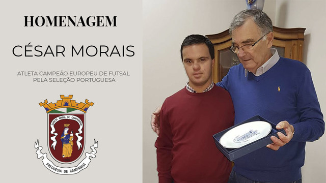Homenagem ao atleta César Morais Homenagem ao atleta César Morais