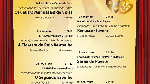 II FESTIVAL DE TEATRO AMADOR EM CAMPANHÃ 