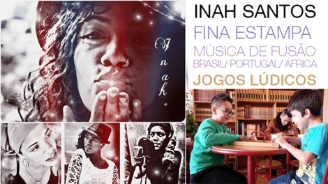 Inah Santos ao vivo e jogos lúdicos na Porto d'Artes