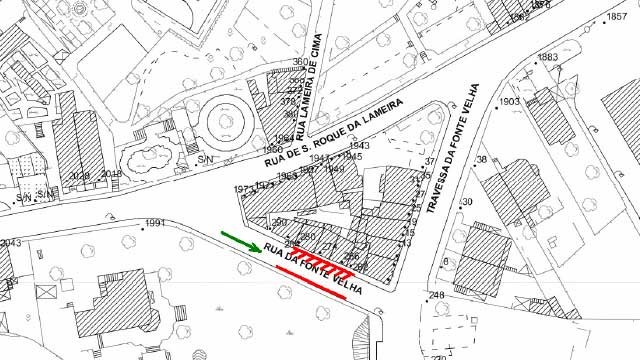 Condicionamento de trânsito - Rua da Fonte Velha