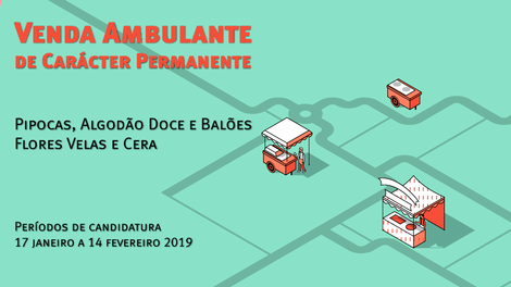 Estão abertas Candidaturas para Venda Ambulante de Carácter Permanente