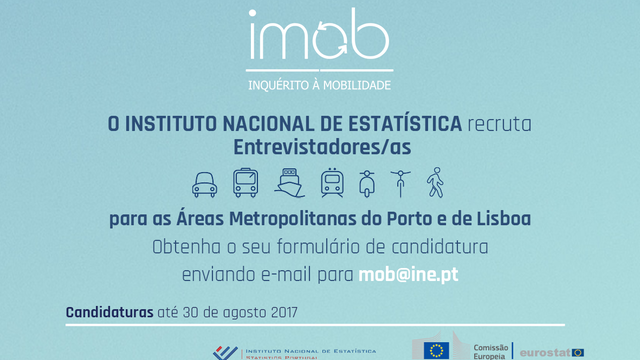 RECRUTAMENTO DE ENTREVISTADORES PARA O IMob