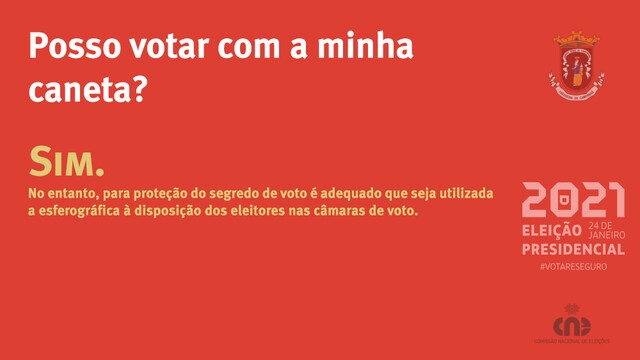 Votação para a eleição do Presidente da República