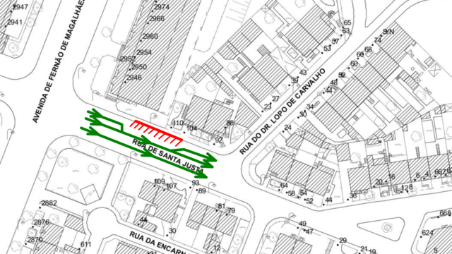 Condicionamento de Trânsito - SANTA JUSTA (R. de)