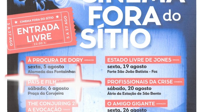 CINEMA FORA DO SÍTIO - NA PRAÇA DA CORUJEIRA