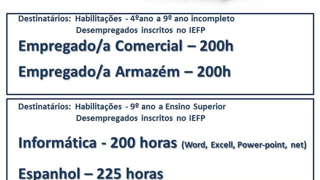 FORMAÇÃO FINANCIADA