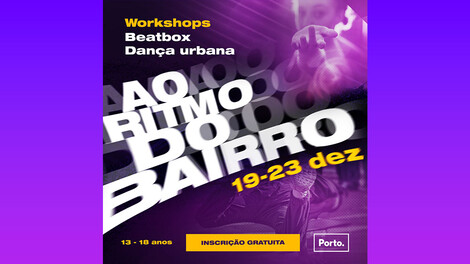 Férias de Natal - Ateliers Arte Urbana de dança e beatbox