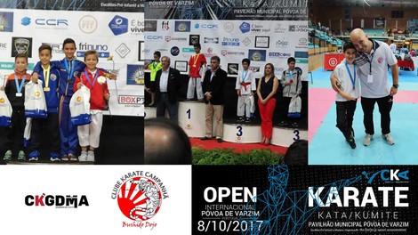 Karatecas de Campanhã sobem ao pódio em Open Internacional