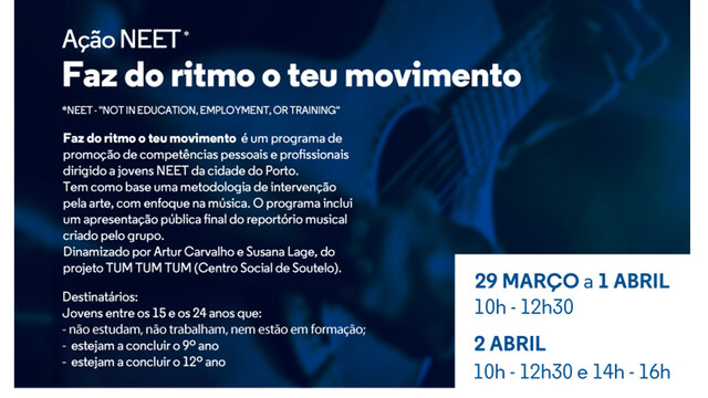 “Faz do ritmo o teu movimento”  “Faz do ritmo o teu movimento”