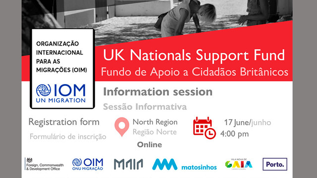 Sessão de Informação para Nacionais do Reino Unido em Portugal