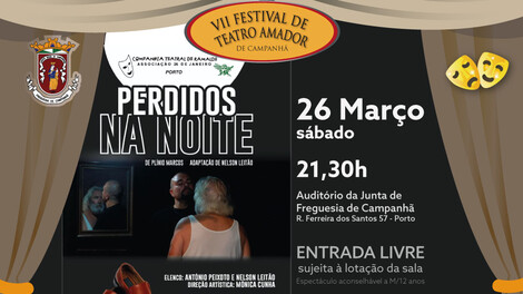 Teatro - "Perdidos na Noite" de Plínio Marcos