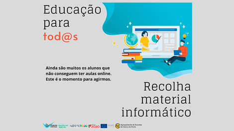 Recolha de material informático - Agrupamento do Cerco