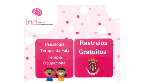 Rastreios Gratuitos: Psicologia, Terapia da Fala, Terapia Ocupacional  