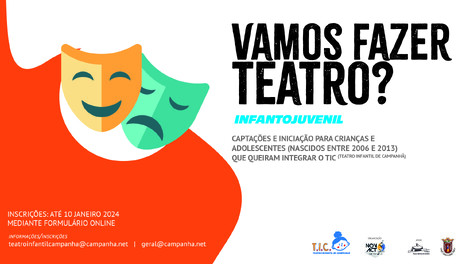 CAMPANHÃ INCENTIVA ESTUDANTES À PRÁTICA TEATRAL