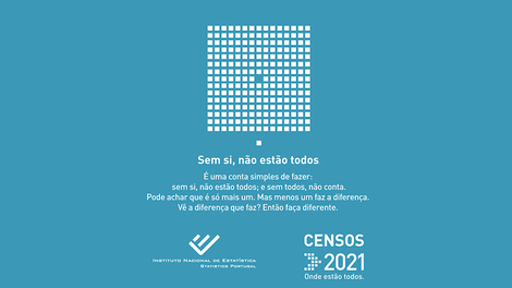 Nos Censos contamos todos e precisamos que todos nos ajudem a contar.
