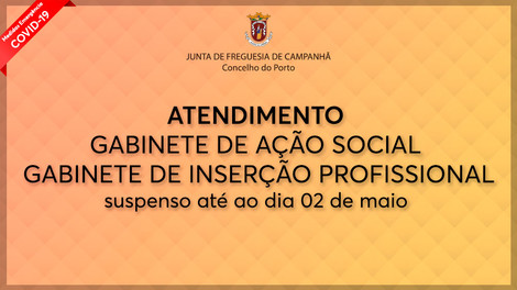 AVISO - COVID19 - Atendimento Social (prorrogação)