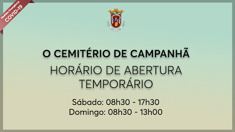Cemitério de Campanhã - Horário temporário