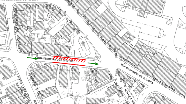Prorrogação do condicionamento de trânsito e estacionamento - R. FERREIRA DOS SANTOS