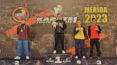 João Vieira ganha medlaha de ouro no México