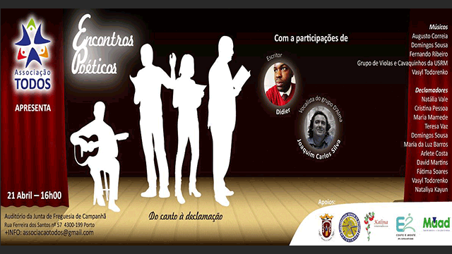 Encontros Poéticos do canto à declamação...