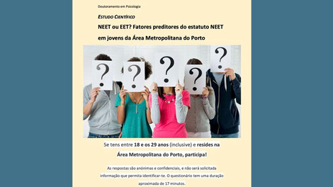 Divulgação de estudo da FPCEUP sobre jovens