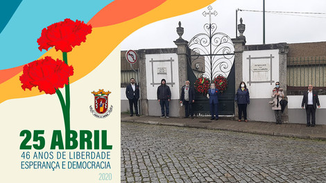 Cerimónias e Homenagem do 25 de abril