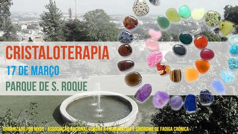 Sessões de Cristaloterapia no Parque de S. Roque