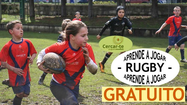 Escola de râguebi no Bairro do Cerco