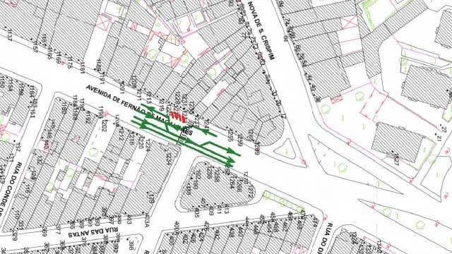 Condicionamento de trânsito - Avenida de Fernão de Magalhães