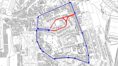 Condicionamento de trânsito e estacionamento - Bairro do Falcão