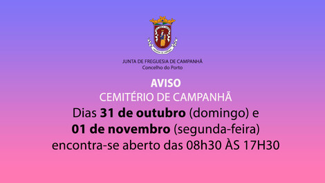 AVISO - Cemitério de Campanhã - Fiéis