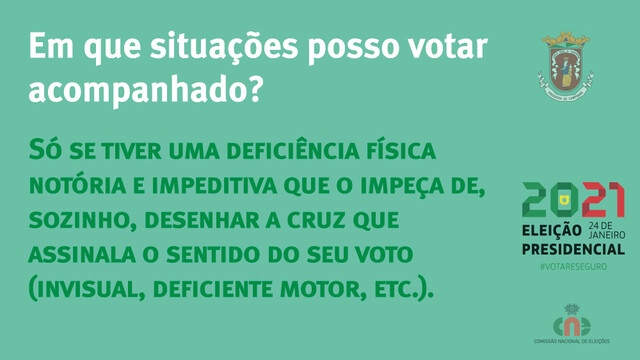 Voto com acompanhamento por terceira pessoa