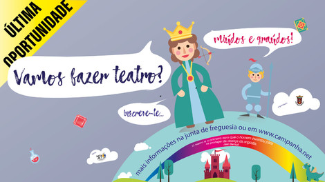 Última oportunidade de integrar a Formação de Iniciação ao Teatro