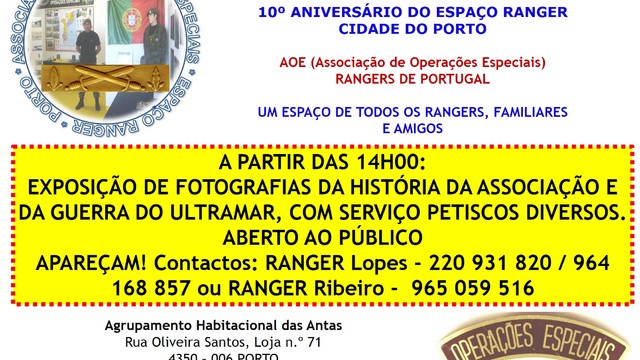 10º Aniversário RANGERS  