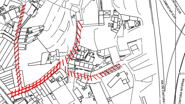 Condicionamento de Trânsito - NOEDA (R. de) e ARCO DE NOEDA (R. do)