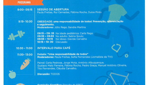 DIA NACIONAL E EUROPEU DA OBESIDADE  DIA NACIONAL E EUROPEU DA OBESIDADE