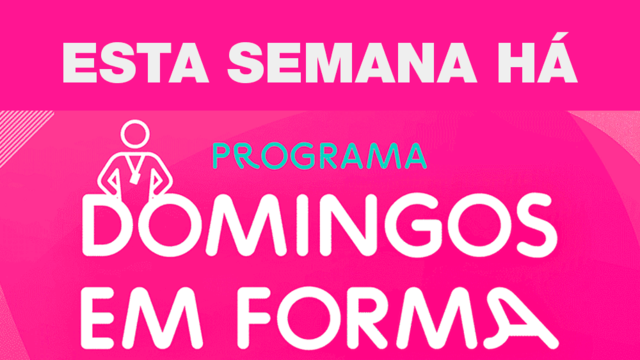 Este é um Domingo em Forma