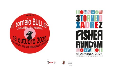 Torneio duplo de xadrez no auditório Torneio duplo de xadrez no auditório
