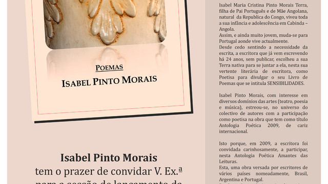 LANÇAMENTO DO LIVRO "SENSIBILIDADES" -2a Edição