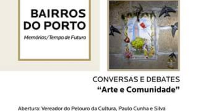 "ARTE E COMUNIDADE" - SESSÃO DE CONVERSAS E DEBATES