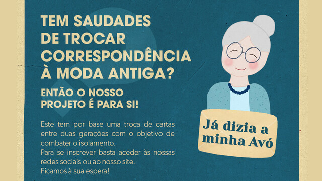 Troca de correspondência para combater o isolamento dos mais velhos Troca de correspondência para combater o isolamento dos mais velhos