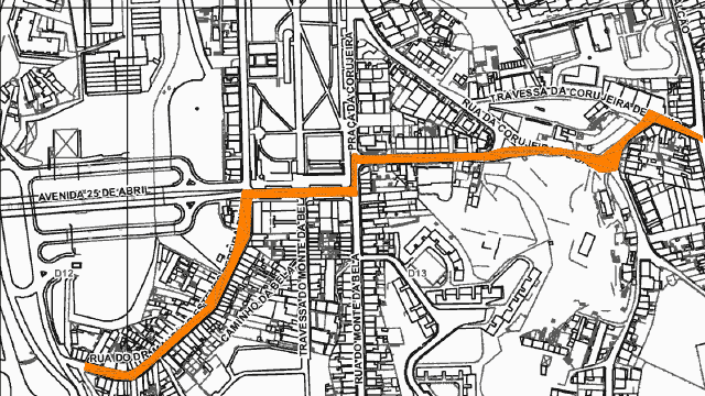 Condicionamento de trânsito - Vários Arruamentos