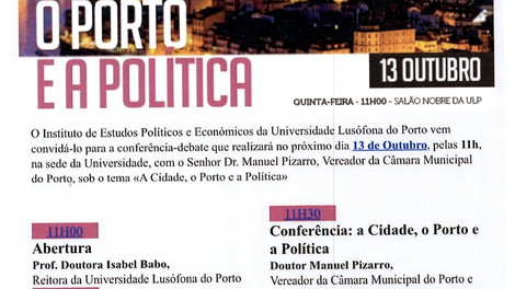 A CIDADE, O PORTO E A POLÍTICA 