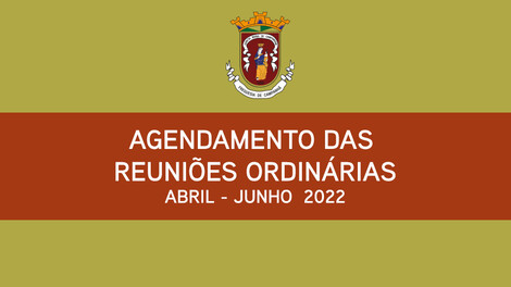 Edital - Agendamento das reuniões ordinárias (março 2022)